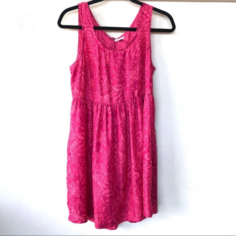 Urban Outfitters • Ecote Pink Floral Cutout Dress